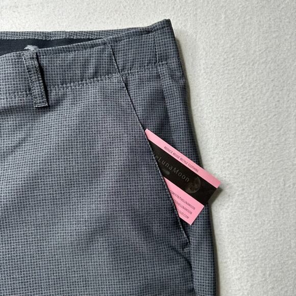 Pebble Beach Men's Performance Shorts Stretch Wicking Sun Protection Gray 38 - Picture 2 of 9
